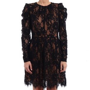 Elegant Black Lace Dress